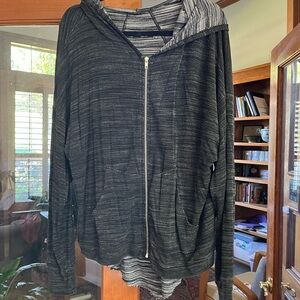 Michael Lauren soft casual zip up jacket